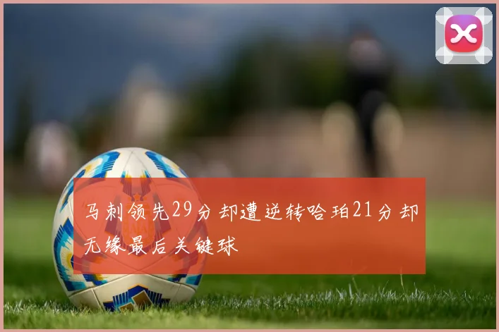 马刺领先29分却遭逆转哈珀21分却无缘最后关键球