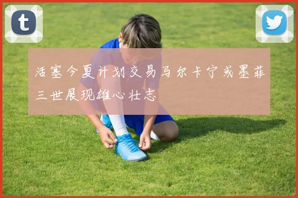 活塞今夏计划交易马尔卡宁或墨菲三世展现雄心壮志